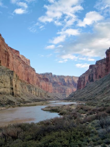 Dave_The Colorado River Meandering through the steep canyon walls