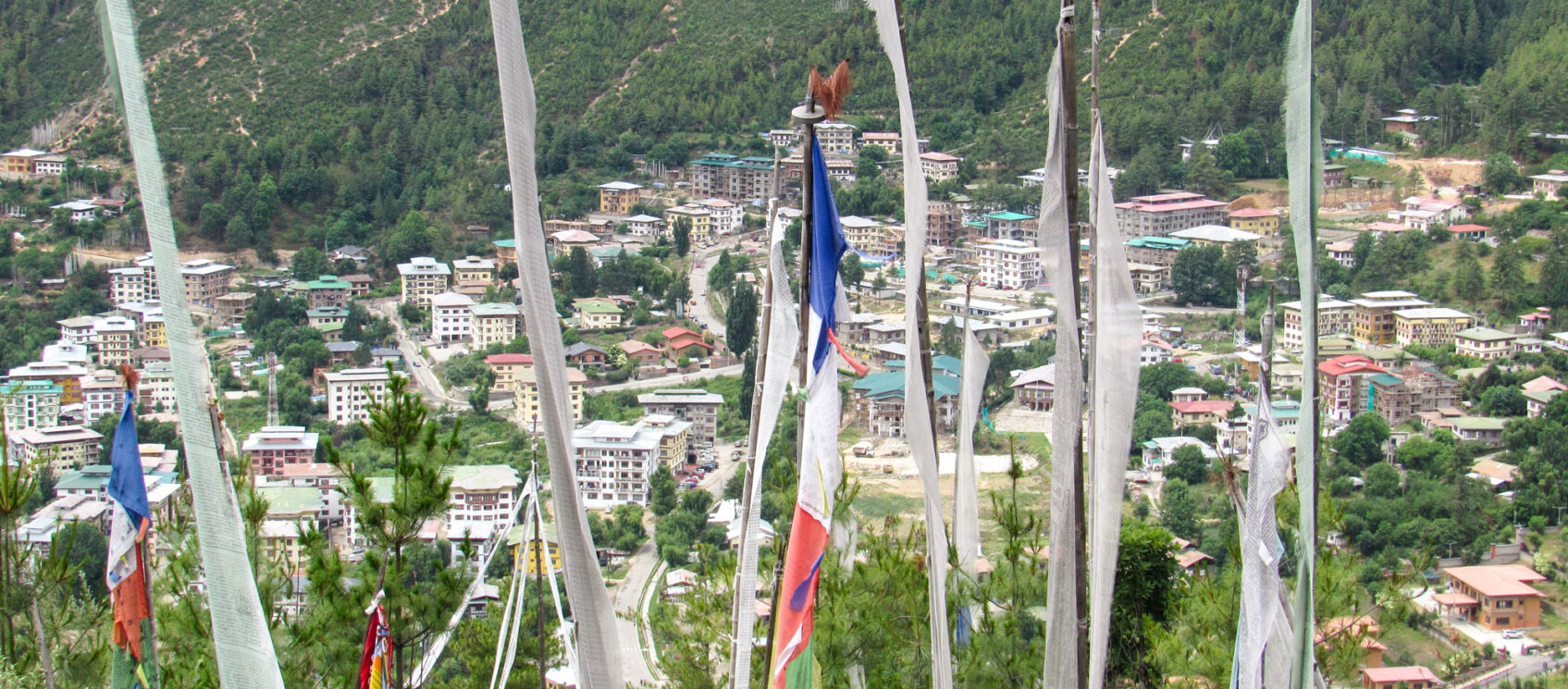 hillside village in Bhutan